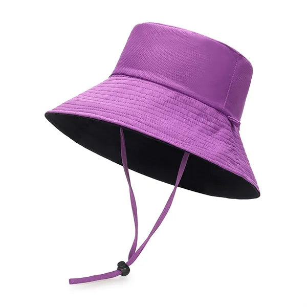 Double-Sided Fisherman Bucket Sun Hat
