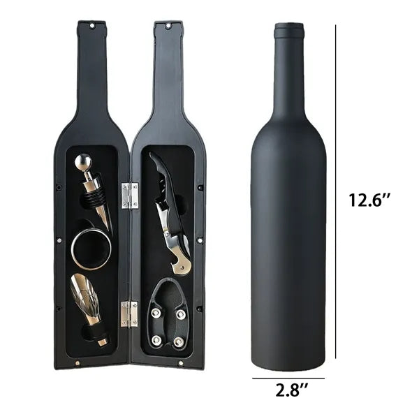 Bottle-shaped Wine Opener Set