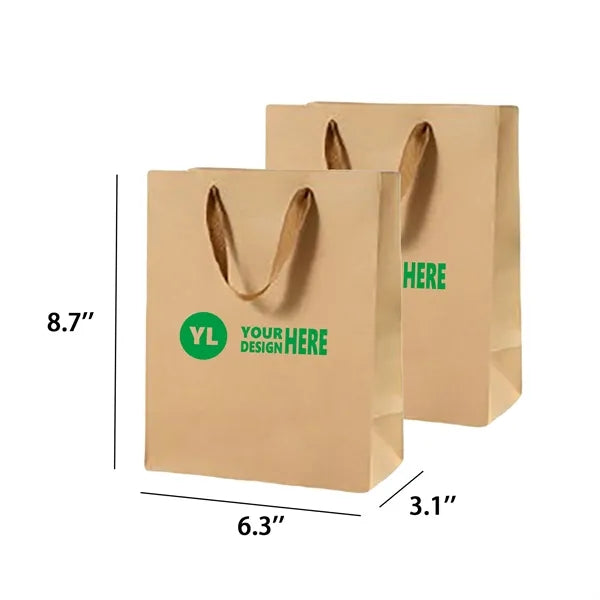 Brown Kraft Cloth Handle Tote
