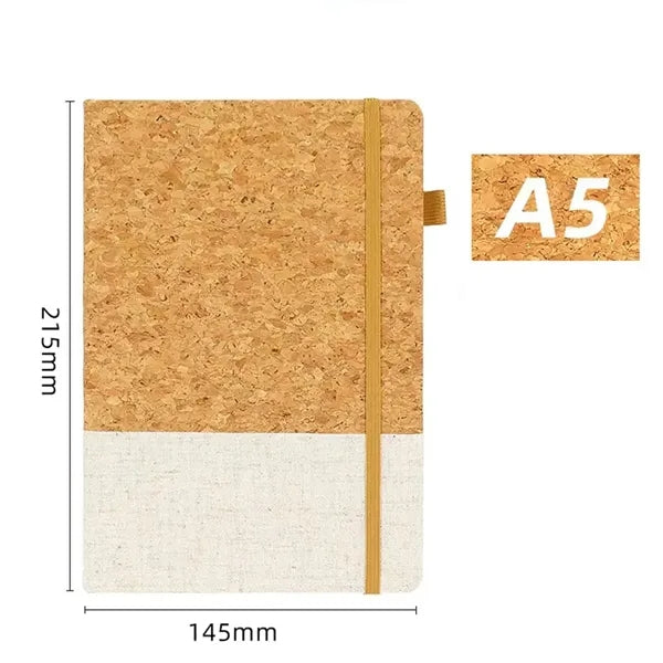 A5 Eco Cork Hardcover Notebook