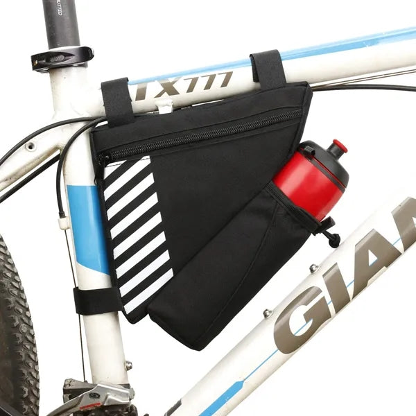 Bike Bag Tube Bicycle Saddle With Water Bottle Holde