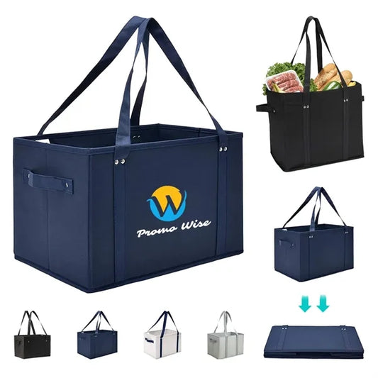 Foldable Grocery Bags with Long Handles