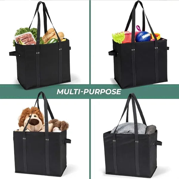 Foldable Grocery Bags with Long Handles