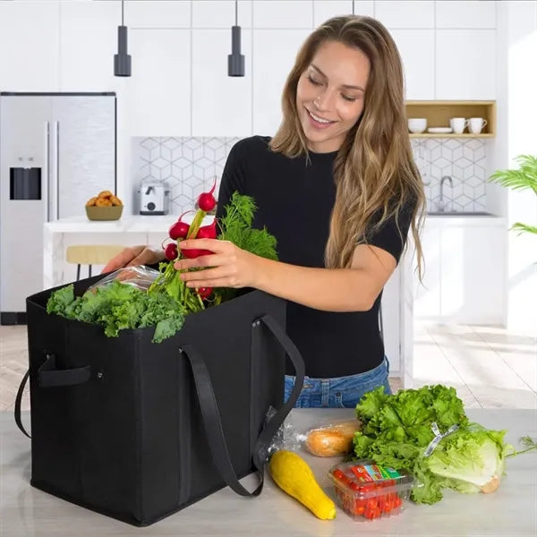 Foldable Grocery Bags with Long Handles