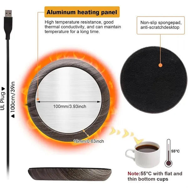 USB Smart Electric Coffee Mug Warmer