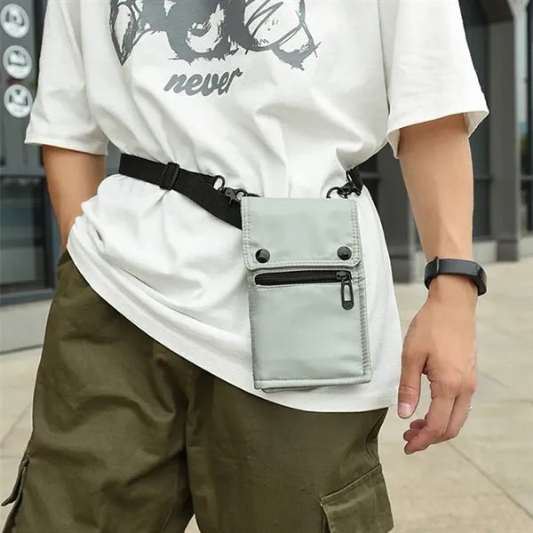 Waterproof Trifold Crossbody Bag with Shoulder Strap