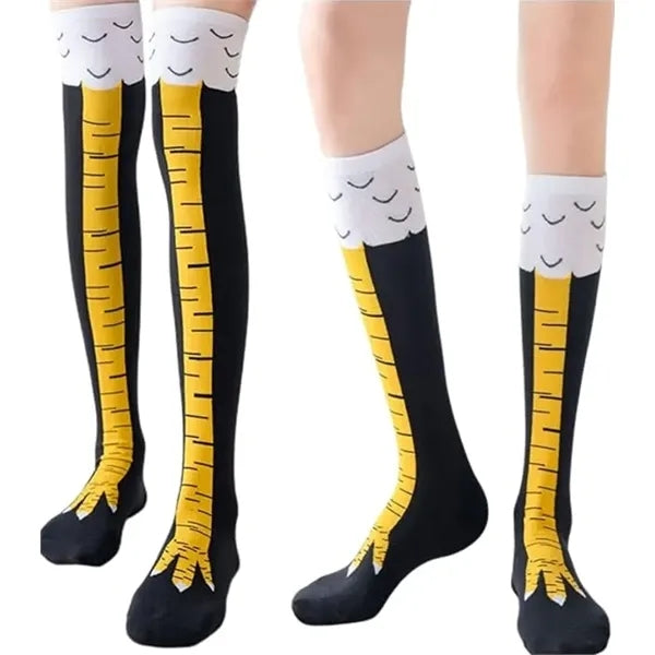 Funny Animal Socks Chicken Leg Warmers Costume