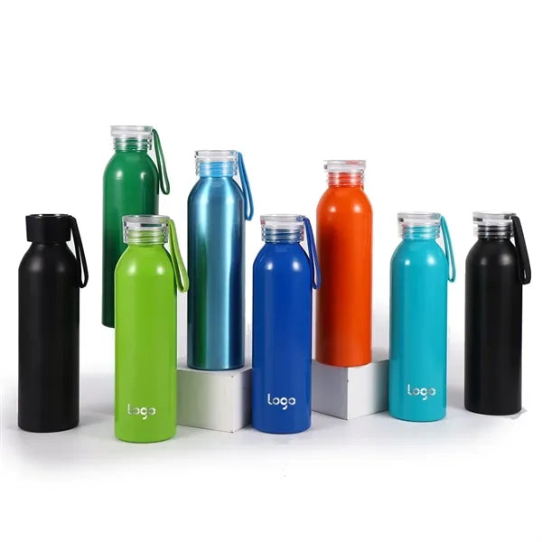 20 oz Aluminum Water Bottle With Handle "