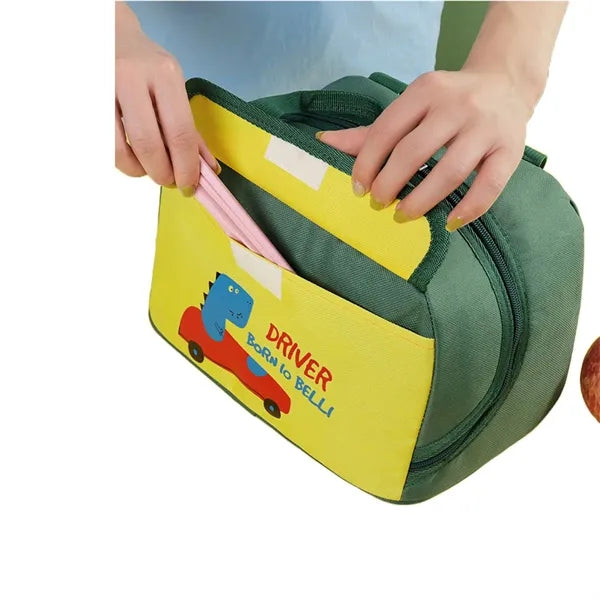 Portable Insulated Bag Lunch Box for Primary School Students