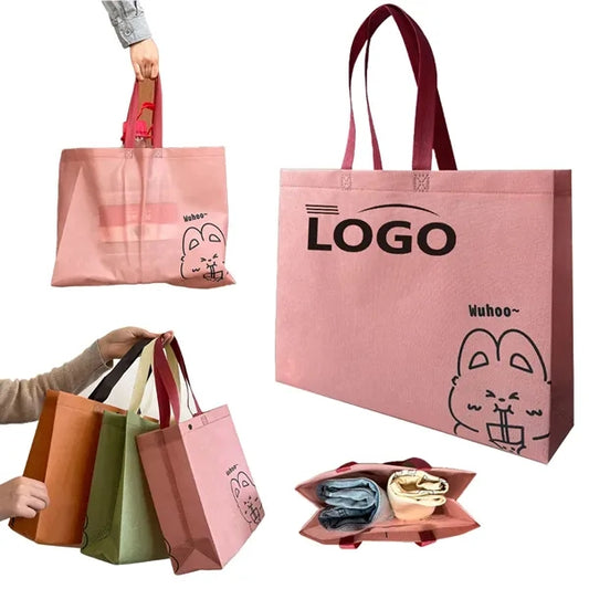 Cartoon Cute Gift Non-woven Tote Bag
