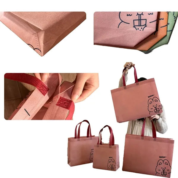 Cartoon Cute Gift Non-woven Tote Bag