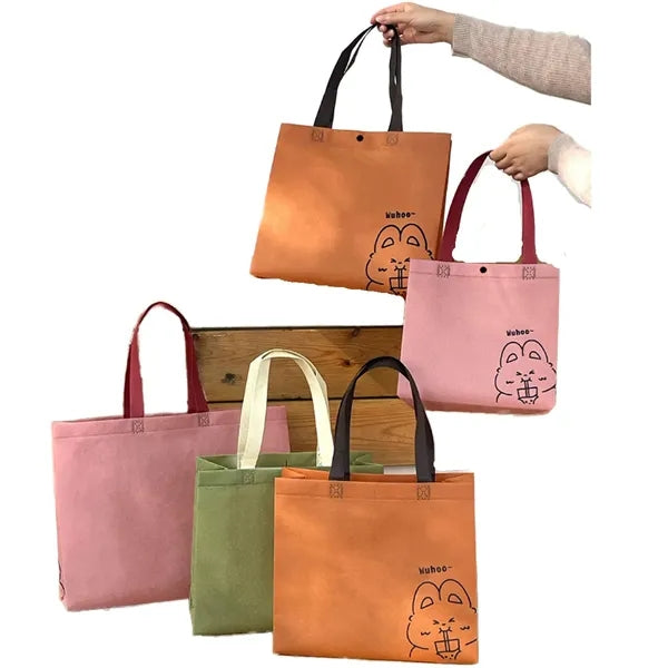 Cartoon Cute Gift Non-woven Tote Bag