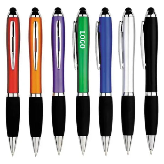 Logo Gift Ball Pens with Soft Rubber