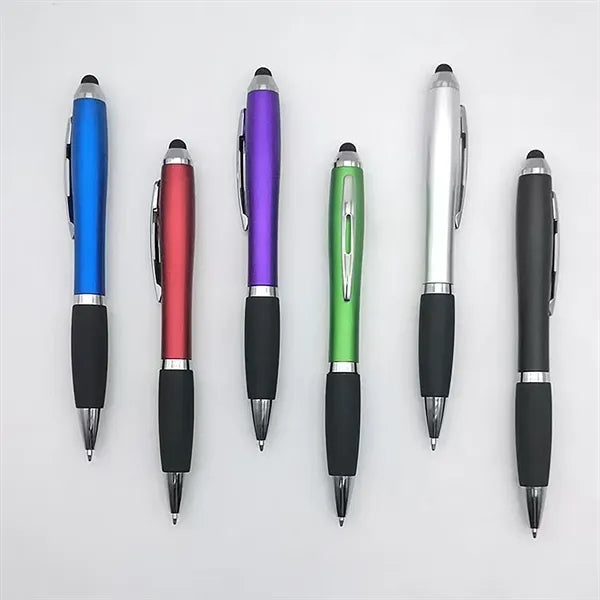 Logo Gift Ball Pens with Soft Rubber