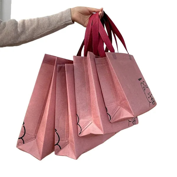 Cartoon Cute Gift Non-woven Tote Bag