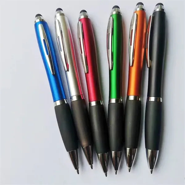 Logo Gift Ball Pens with Soft Rubber