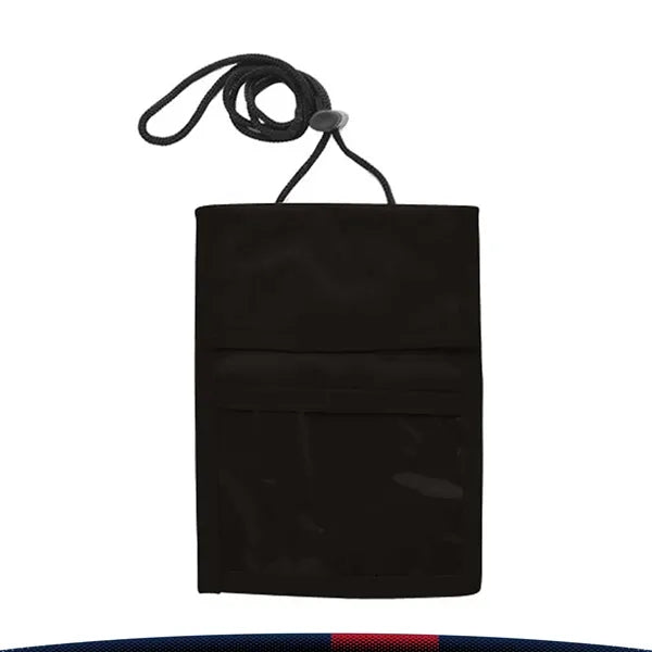 Two Pocket Flap Neck Wallet
