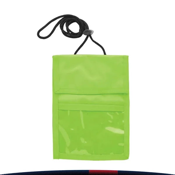 Two Pocket Flap Neck Wallet