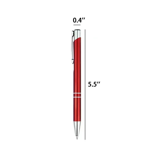 Sleek 1.0mm Metal Ballpoint Pens