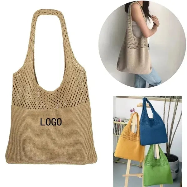 Coastal Breeze Crochet Tote