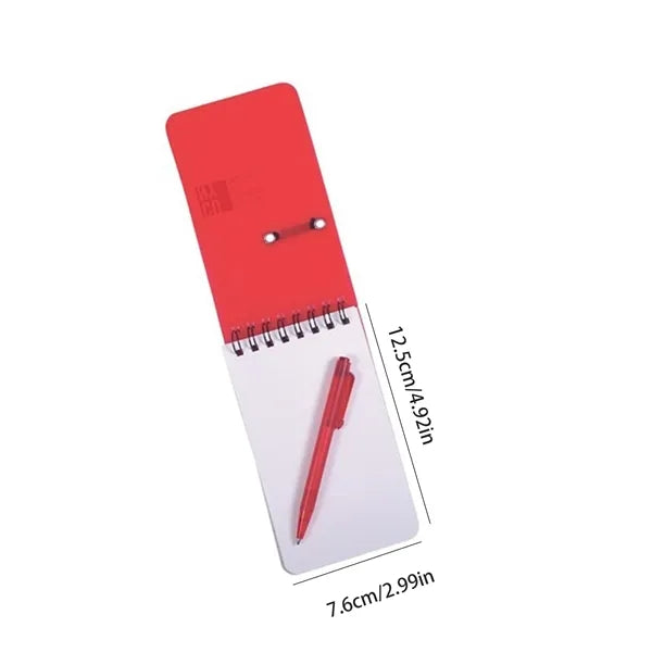 Spiral Notebook with Pen Attached