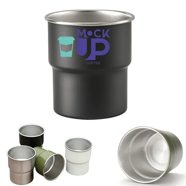 10oz Stainless Steel Camping Stackable Coffee Cup