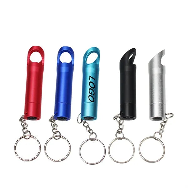Mini LED Flashlight With Bottle Opener