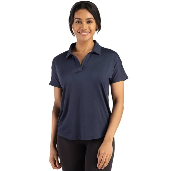 Cutter & Buck Coastline Recycled Double Peached Womens Do...