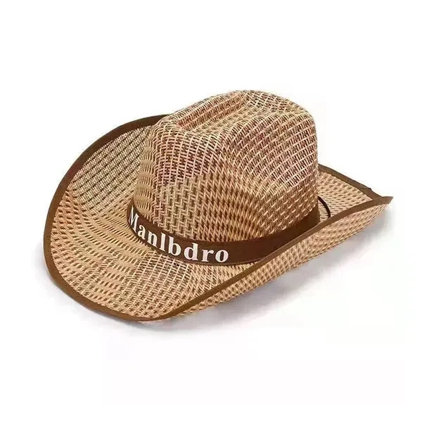 Classic Straw Hat For Beach And Sun