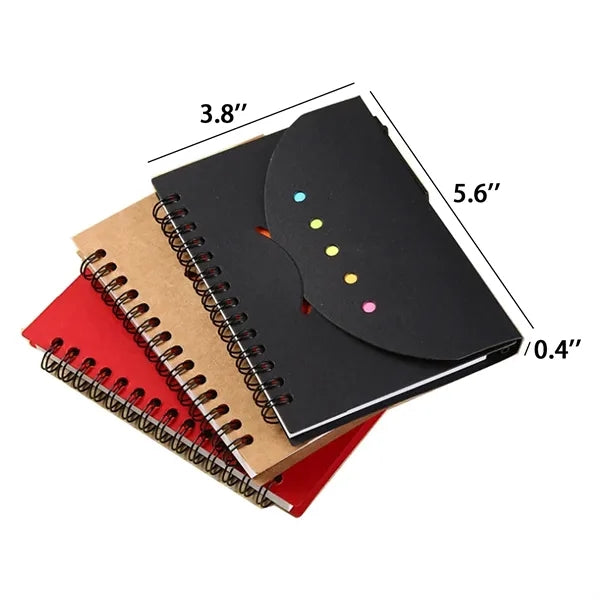 Spiral Bound Notebook With Pen Holder