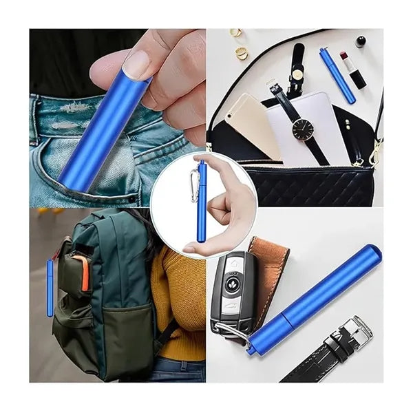 Collapsible Portable Metal Straw