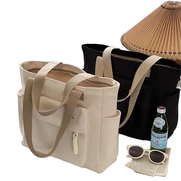 Rope Knot Commuter Thickened Canvas Tote Bag 50 MOQ