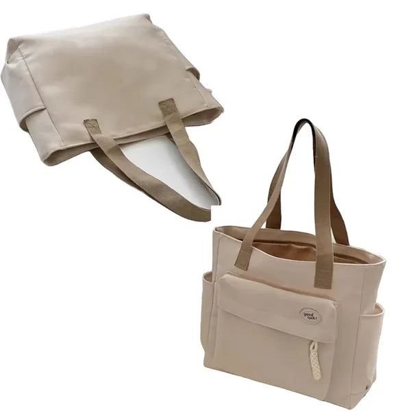 Rope Knot Commuter Thickened Canvas Tote Bag 50 MOQ