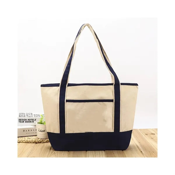 Tote Bag With Zippered