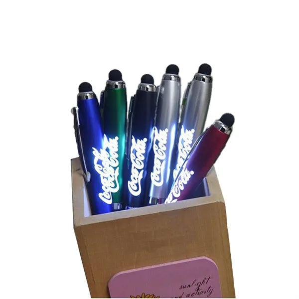 Creative Led Touch Screen Light Box Ballpoint Pen
