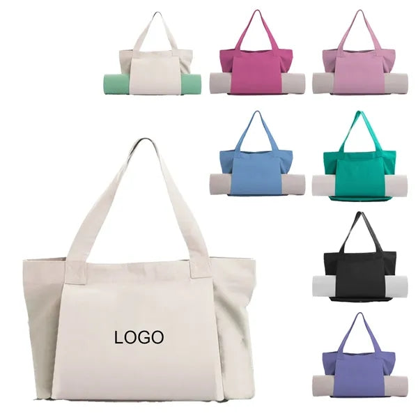 Yoga Canvas Tote Bag