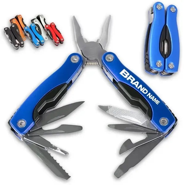 11-in-1 Stainless Steel Multi Tool with Pouch
