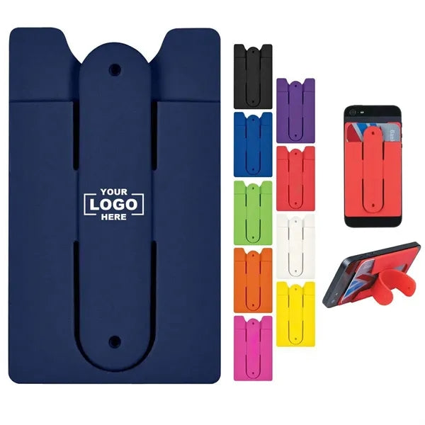 Silicone Phone Wallet Stand