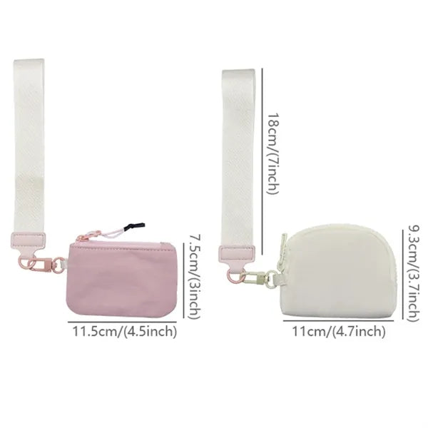 Mini Zip Around Coin Pouch Purse