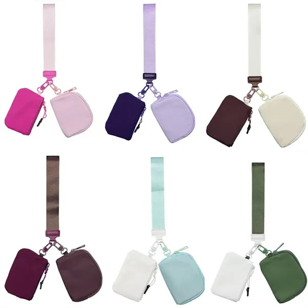 Mini Zip Around Coin Pouch Purse
