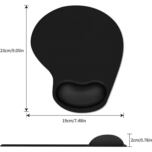 Ergonomic Mousepad with Comfortable Gel Wrist Support