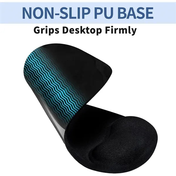Ergonomic Mousepad with Comfortable Gel Wrist Support