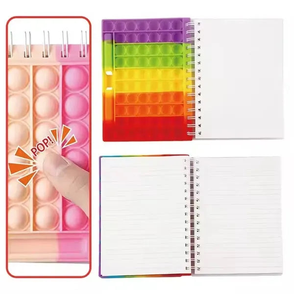 A5 Pop It Stress Reliever Cute Journals With Pen