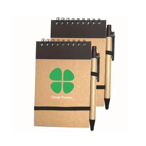 Pocket Size Spiral Notepad w/ Pen