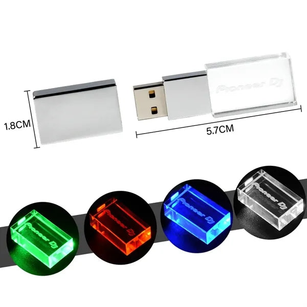32G Crystal Clear High-Speed USB Flash Drive