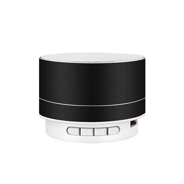 Portable A10 Metal Bluetooth Speaker - Bass, LED Light