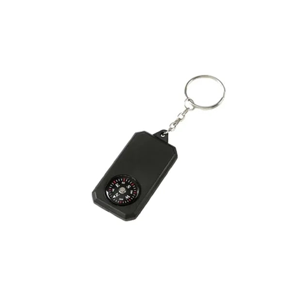 Square Outdoor Portable Compass Keychain