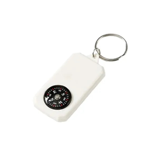 Square Outdoor Portable Compass Keychain