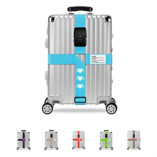 70.86 inch Luggage External Strap With Coded Lock