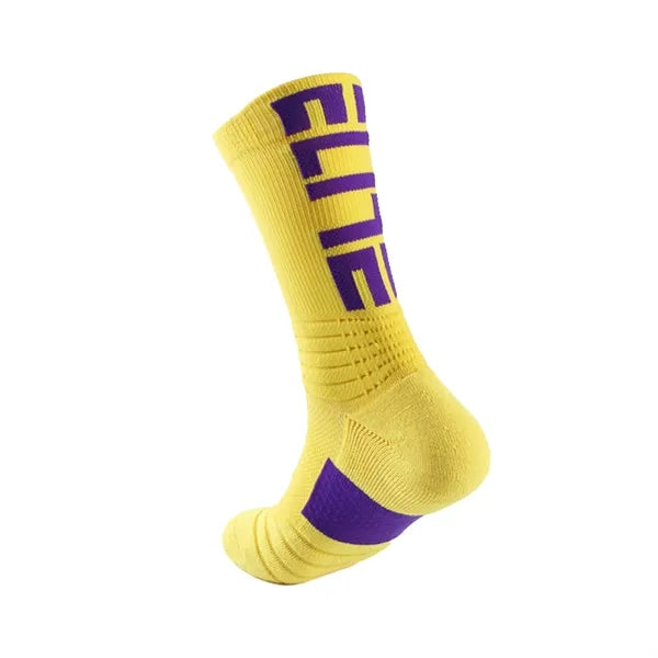 Men's Basketball Socks w/ Anti-Slip Cushioned Performance